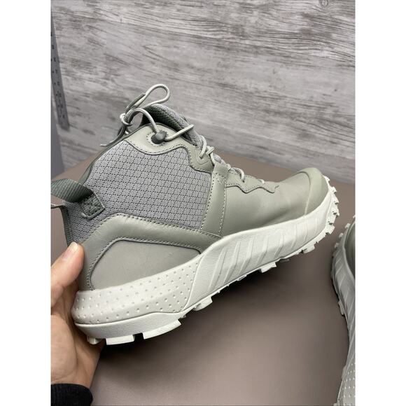 UNDER AMOUR MENS 9 Micro G Valsetz 6" Mid Green Leather Waterproof 3025577-300 - Picture 6 of 10